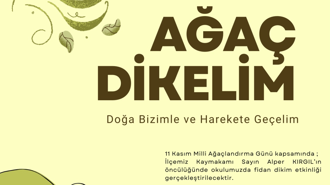 11 Kasım Milli Ağaçlandırma Günü